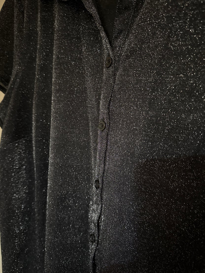 Vintage sheer black shirt 