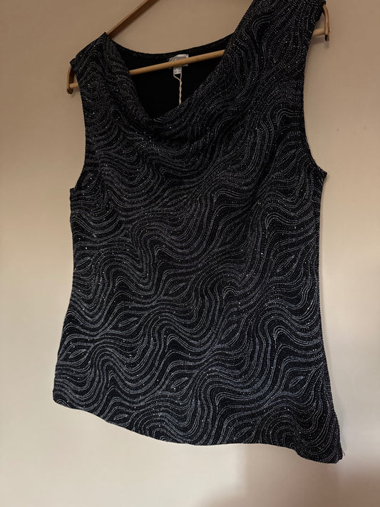 Vintage Sparkle Etam Top 