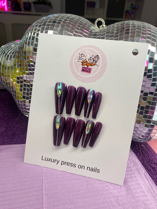 Purple & Crystal