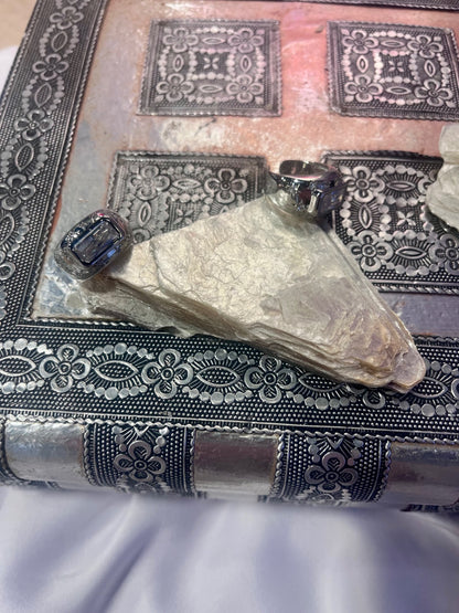 Celestial Rectangle CZ Ring – Silver 
