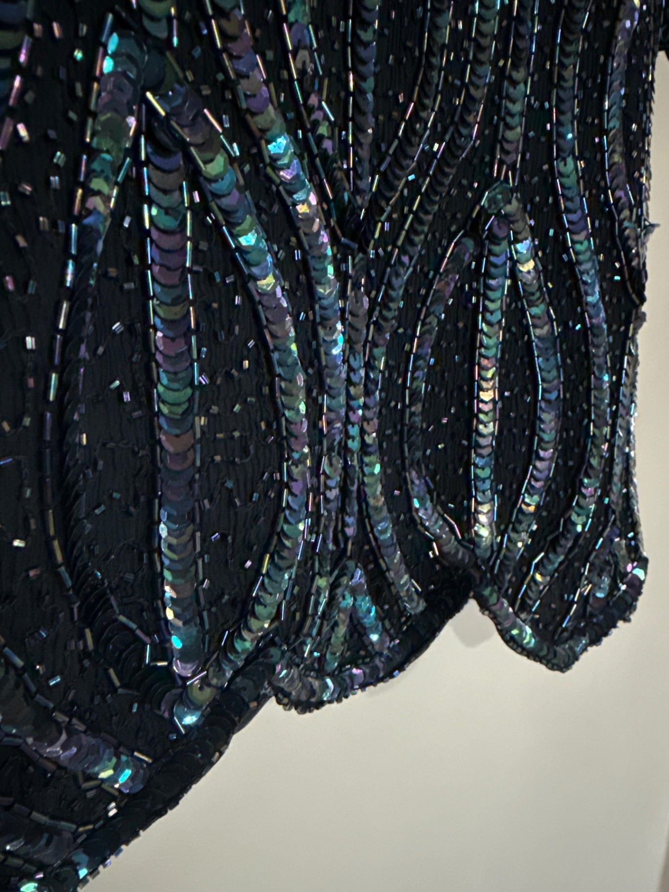 Vintage Frank Usher Sequin Top