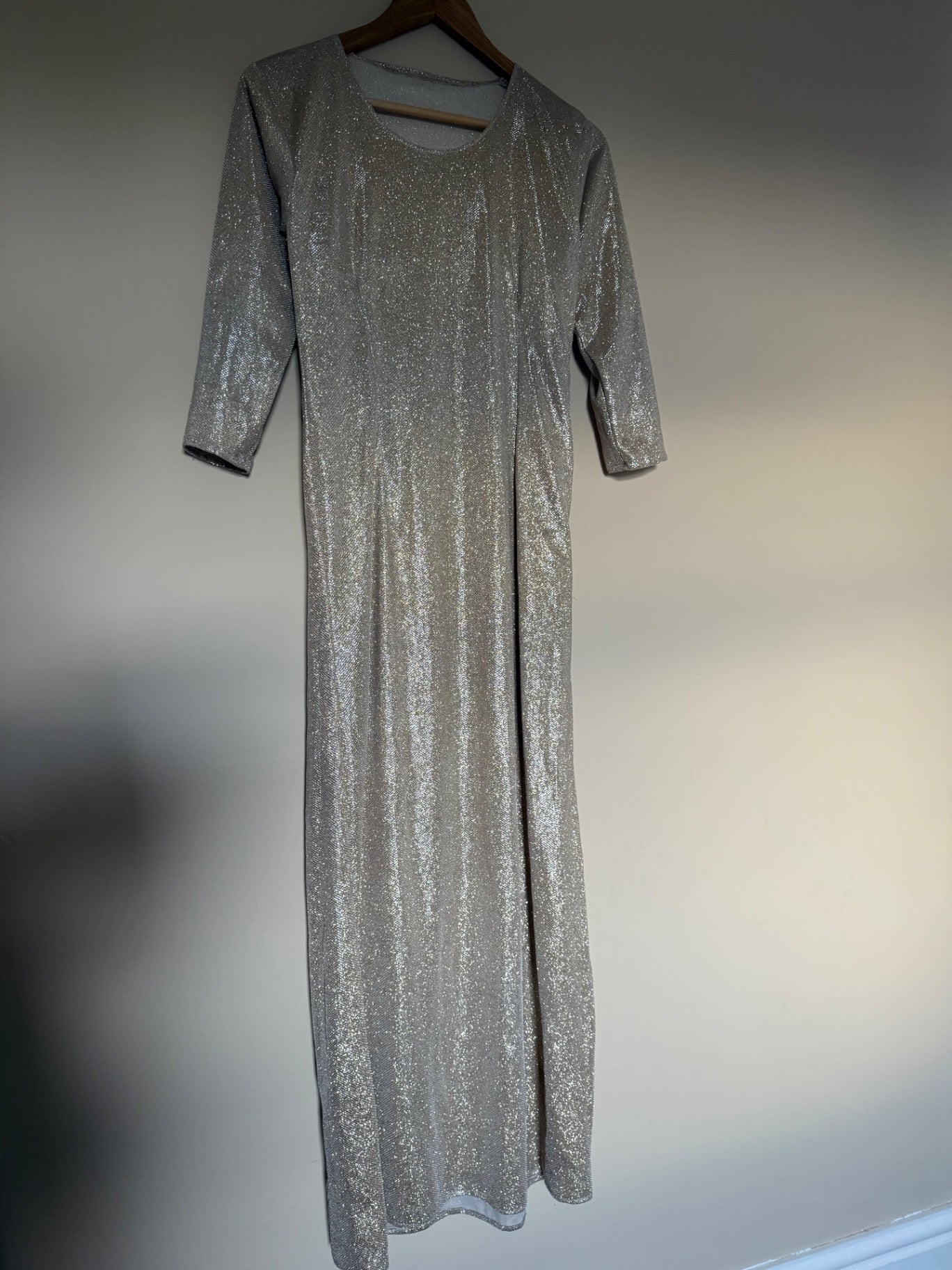 Vintage Gold Maxi Dress 