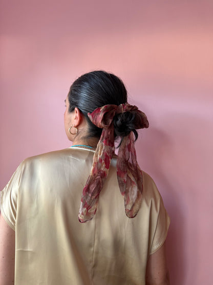 Vintage Light Red Scarf 