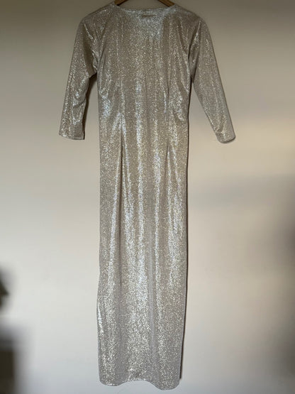 Vintage Gold Maxi Dress 
