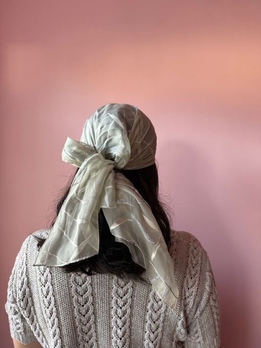 Vintage Green Scarf