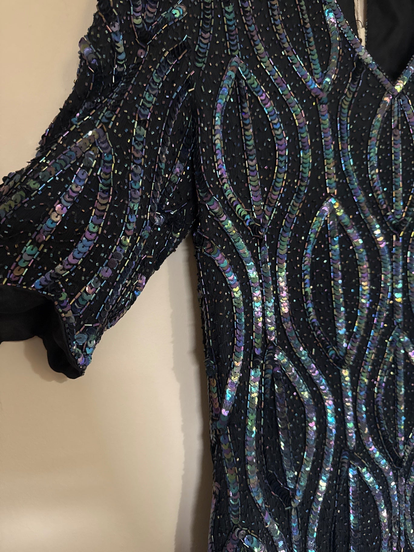 Vintage Frank Usher Sequin Top