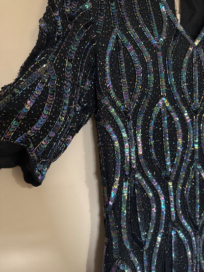 Vintage Frank Usher Sequin Top