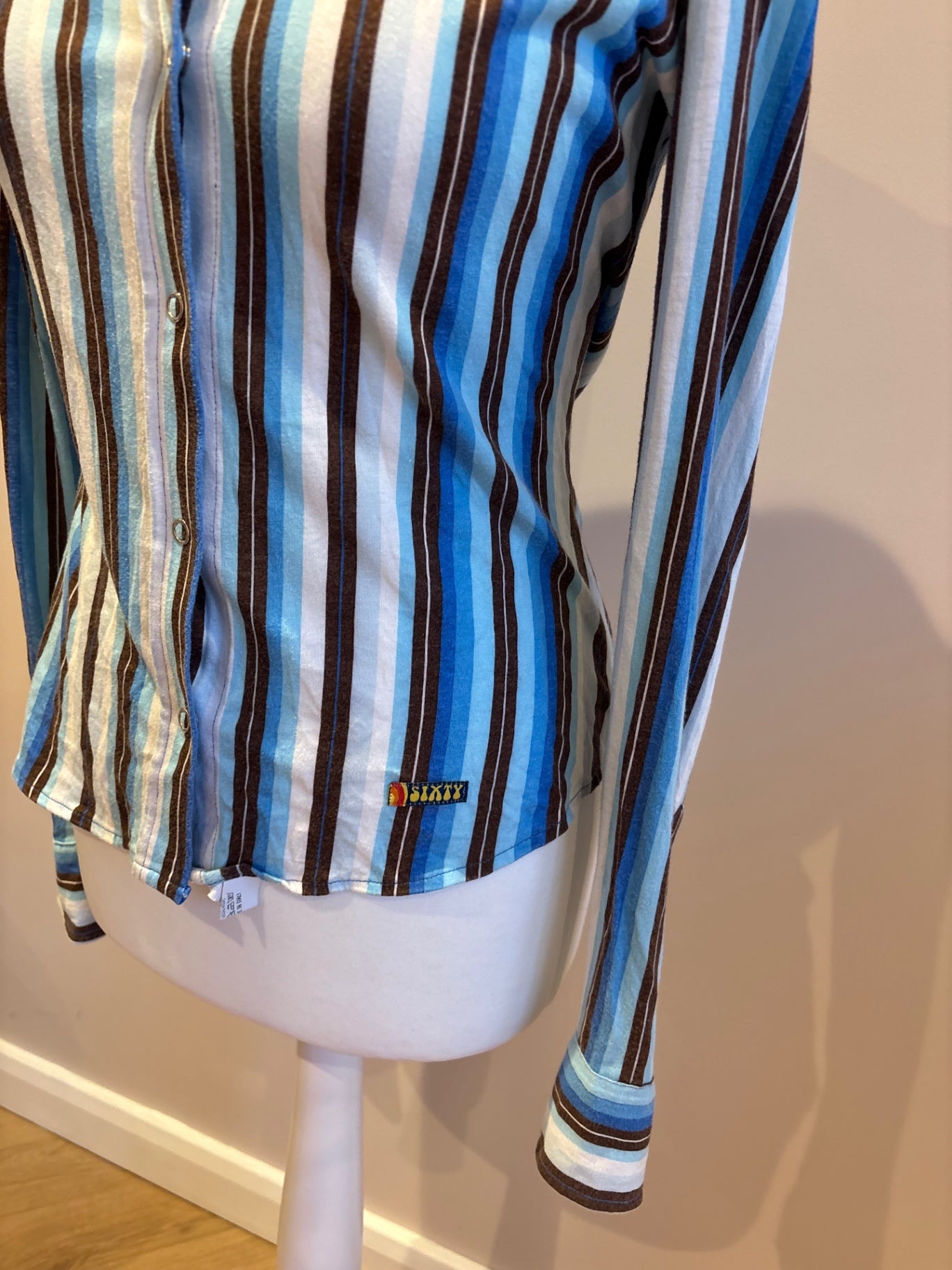 Tripped long sleeve shirt