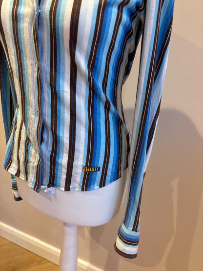 Tripped long sleeve shirt