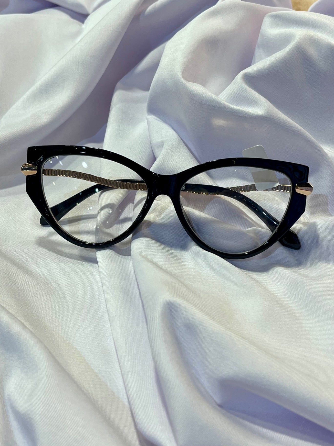 Serpentina Black Cat Eye Anti-Blue Light Glasses