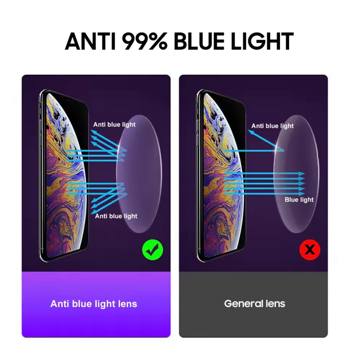Blair Grey Oval Anti-Blue Light Glasses