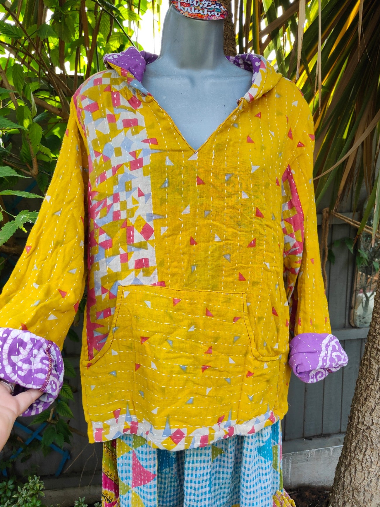 Kantha Festie Hoodie 6-14 uk
