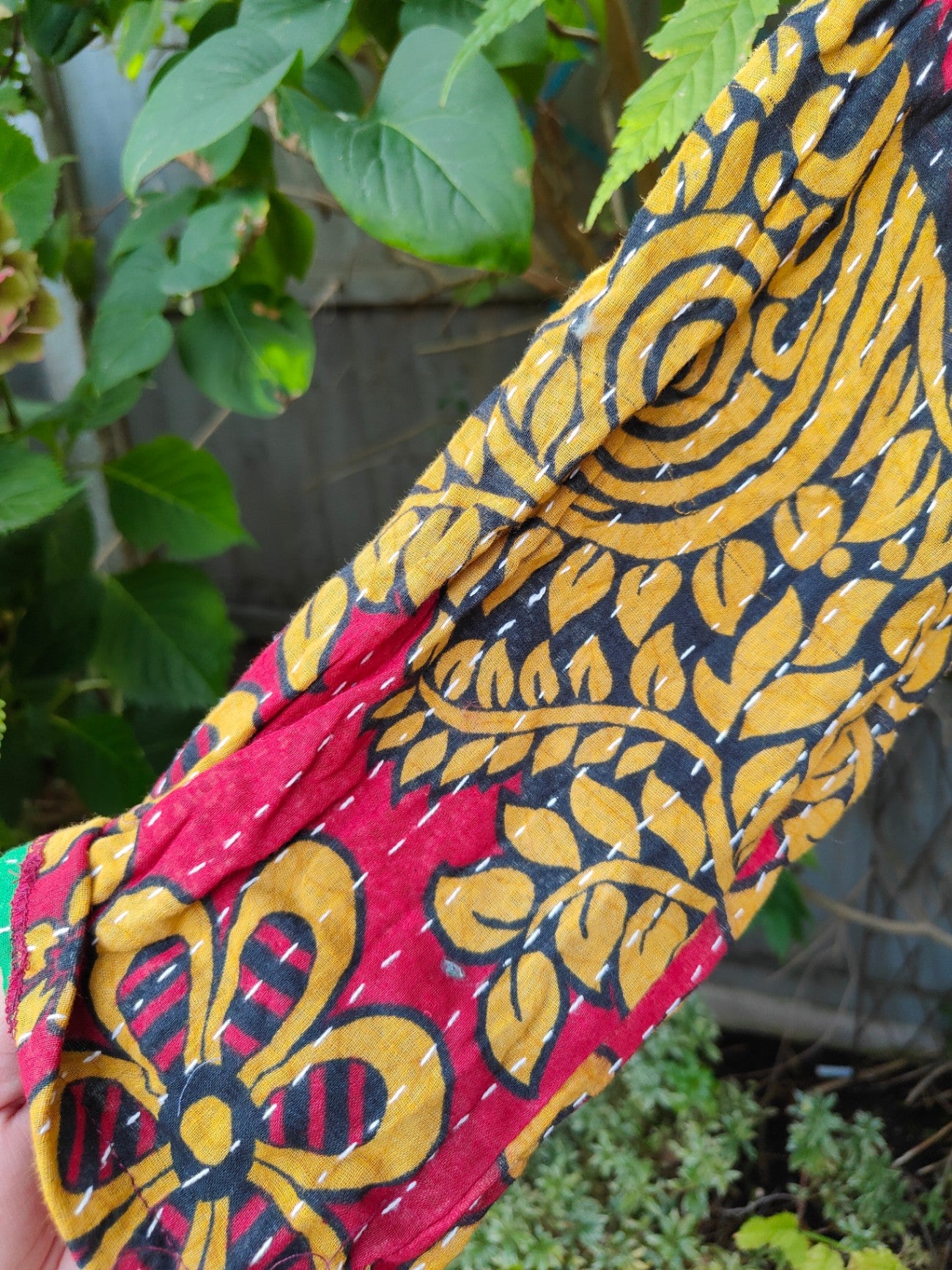 Kantha Festie Hoodie 6-14  Red