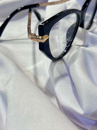 Serpentina Black Cat Eye Anti-Blue Light Glasses