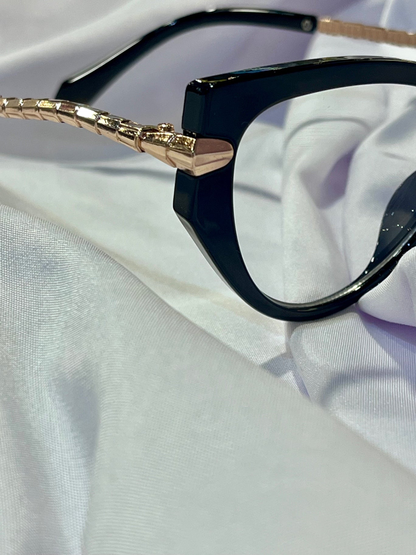 Serpentina Black Cat Eye Anti-Blue Light Glasses