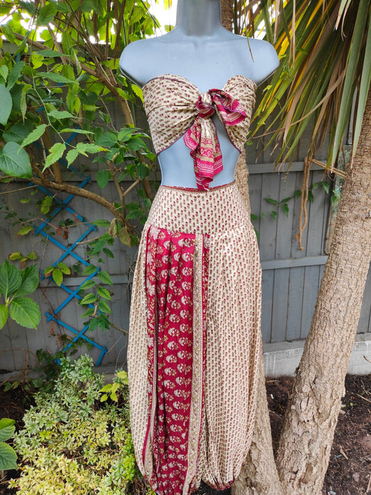 Hareems Bloomer Balloon Trousers & scarf 6-16 uk