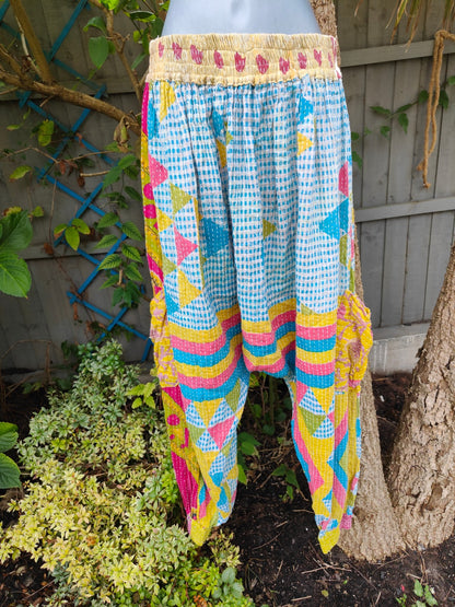 Hareem Kantha Bloomer Balloon Trousers 6-14 uk