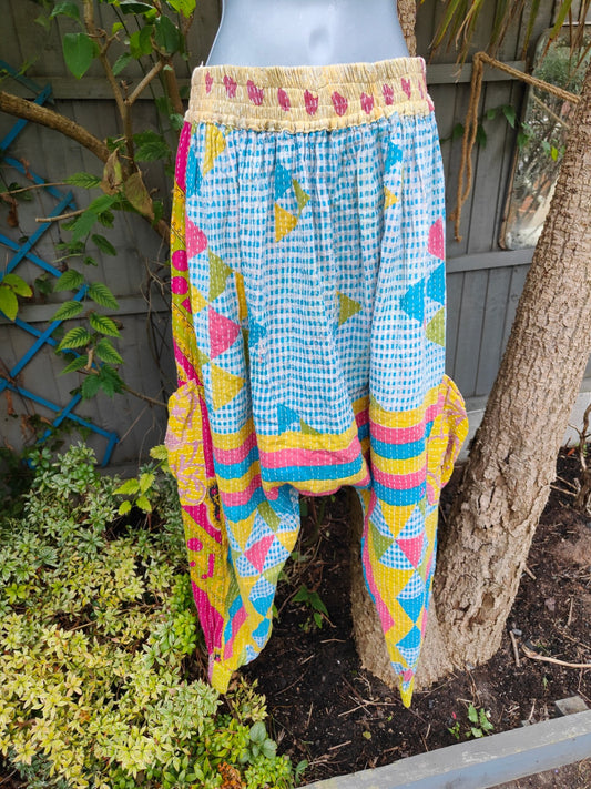 Hareem Kantha Bloomer Balloon Trousers 6-14 uk