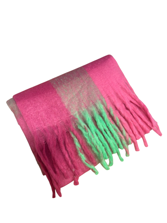 Neon Checkered Scarf