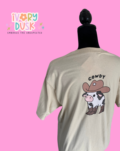 cowdy tshirt 