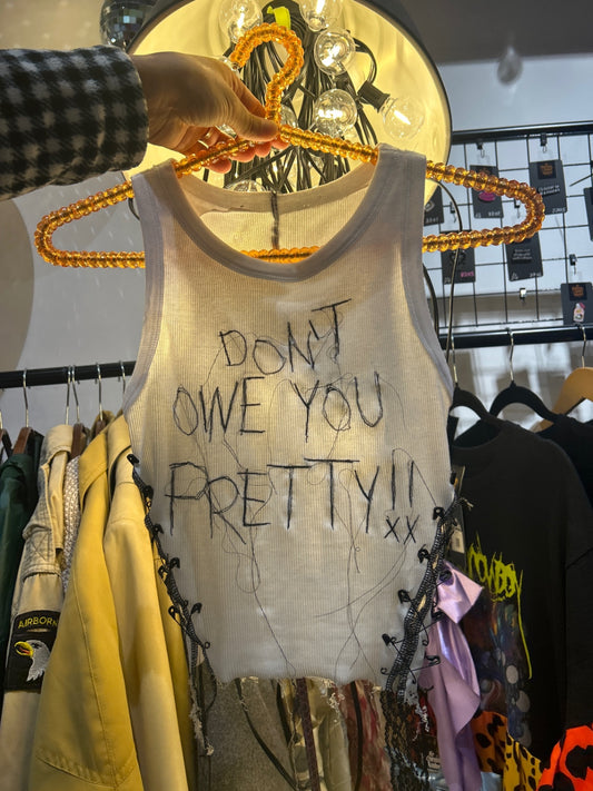 Upcycled tank top