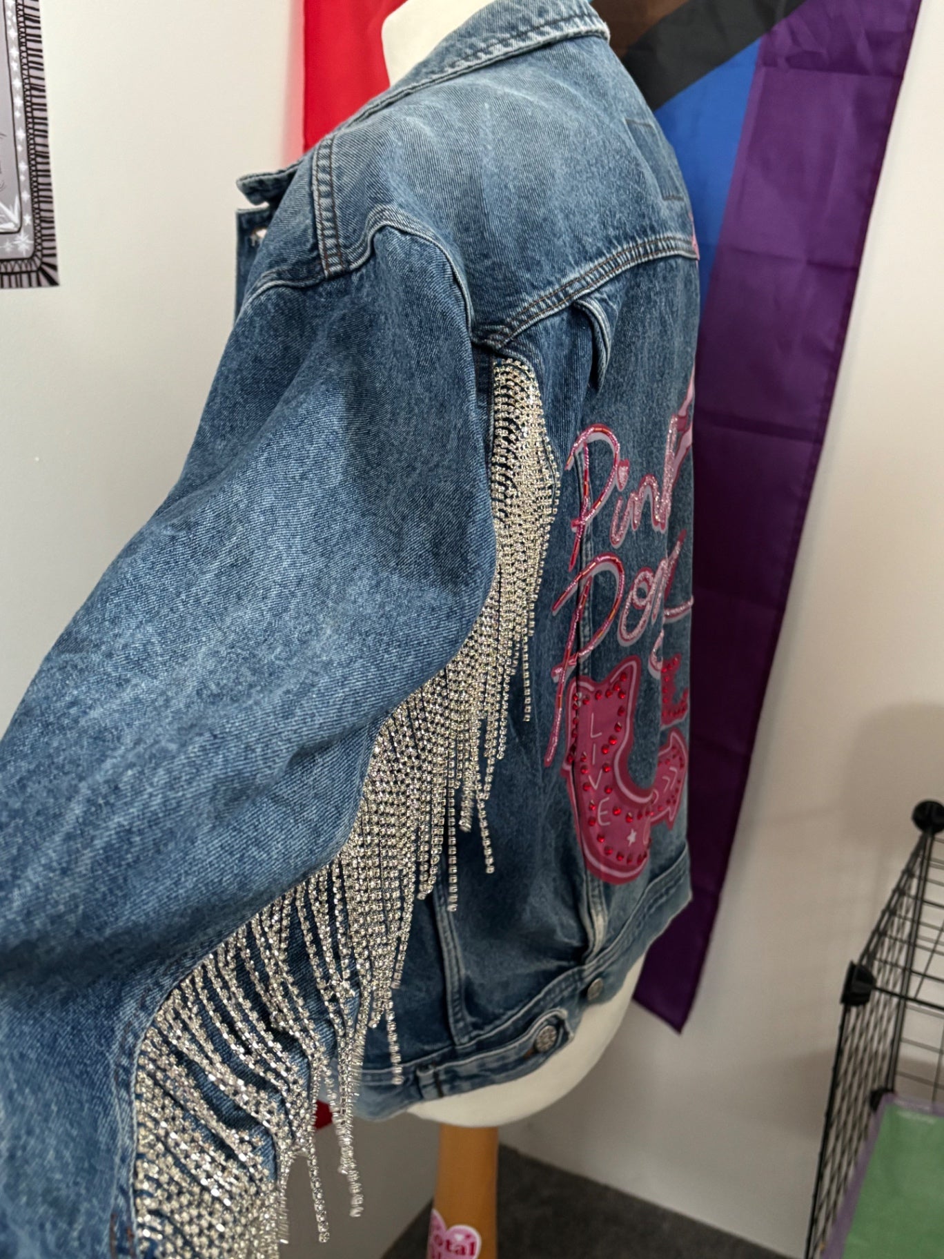 Pink Pony Club Embellished Vintage Jacket