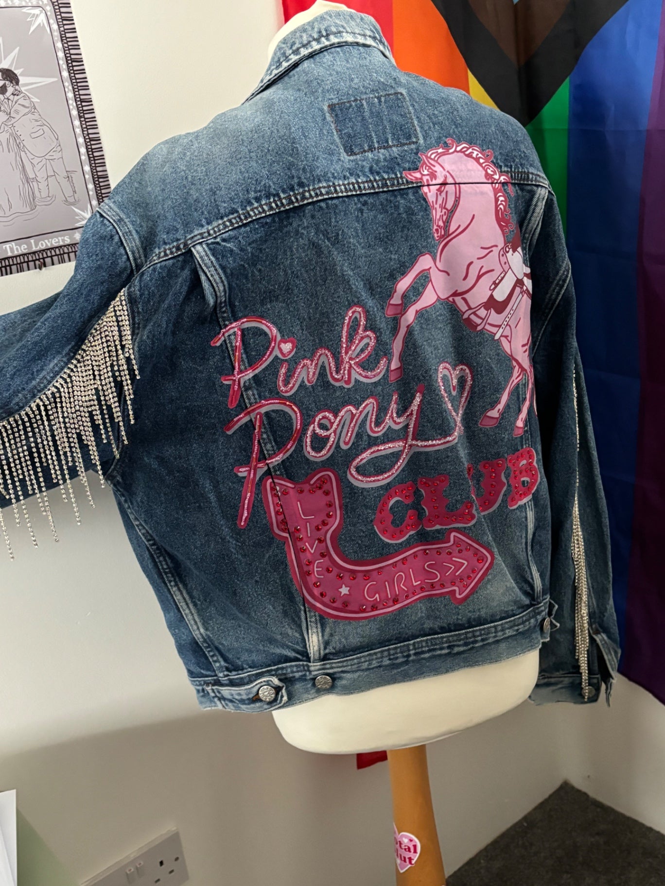 Pink Pony Club Embellished Vintage Jacket