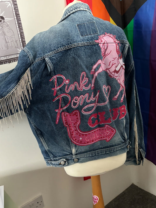 Pink Pony Club Embellished Vintage Jacket
