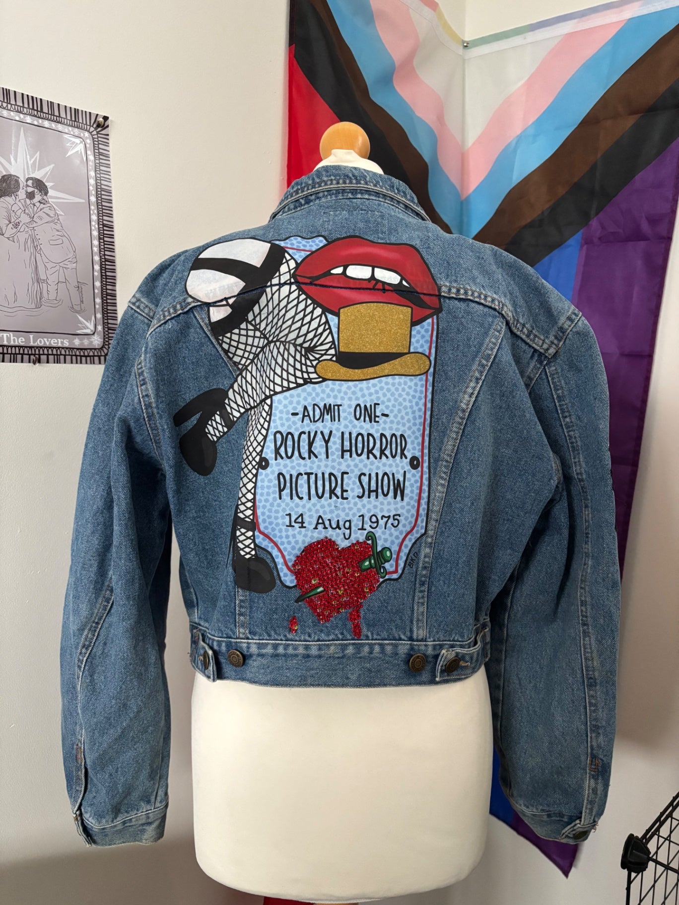 Rocky Horror Embellished Vintage Jacket