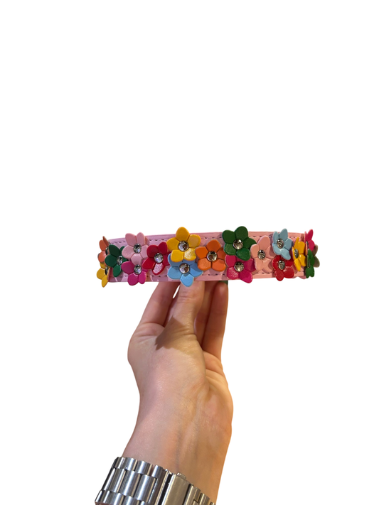 Pink Flower Collar