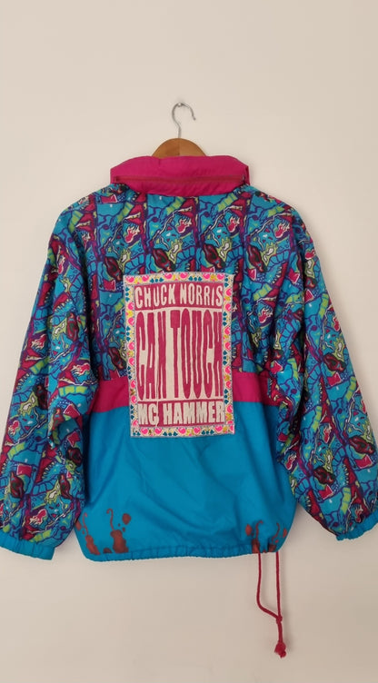 Chuck Norris MC Hammer Colourful Windbreaker
