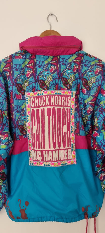 Chuck Norris MC Hammer Colourful Windbreaker
