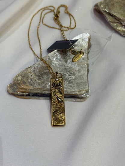 Aries Zodiac Amulet Necklace | Gold & Silver | Waterproof Stainless Steel