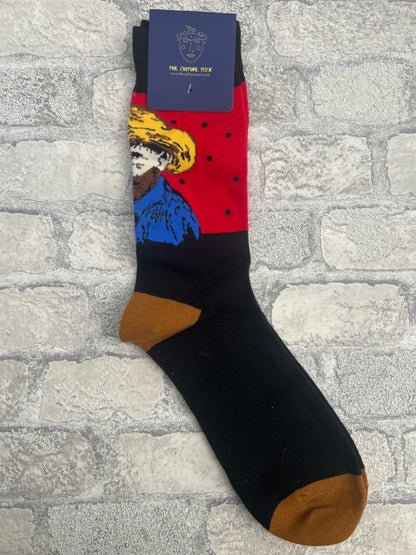 Van Gogh red black Hat