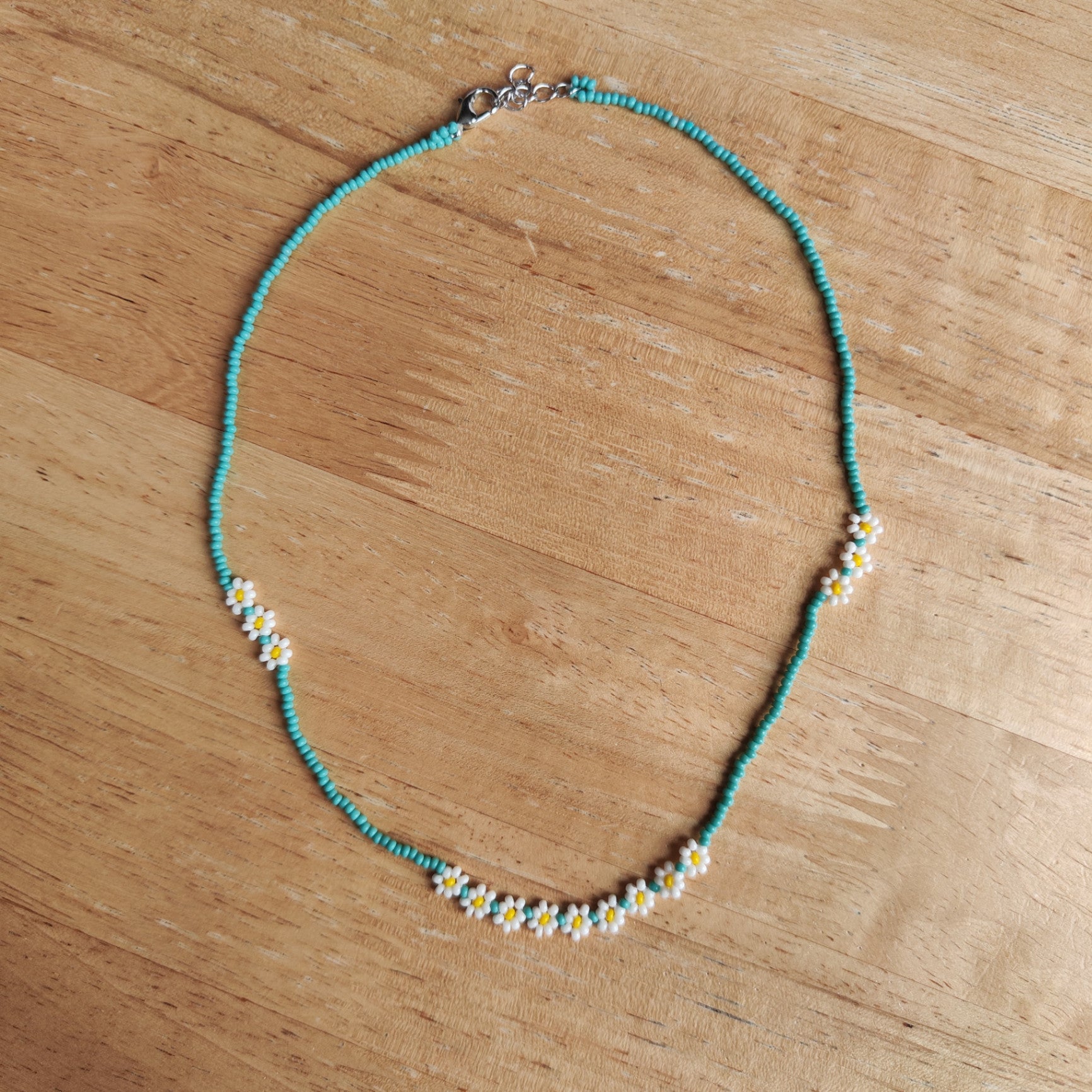 Beaded Flower Necklaces