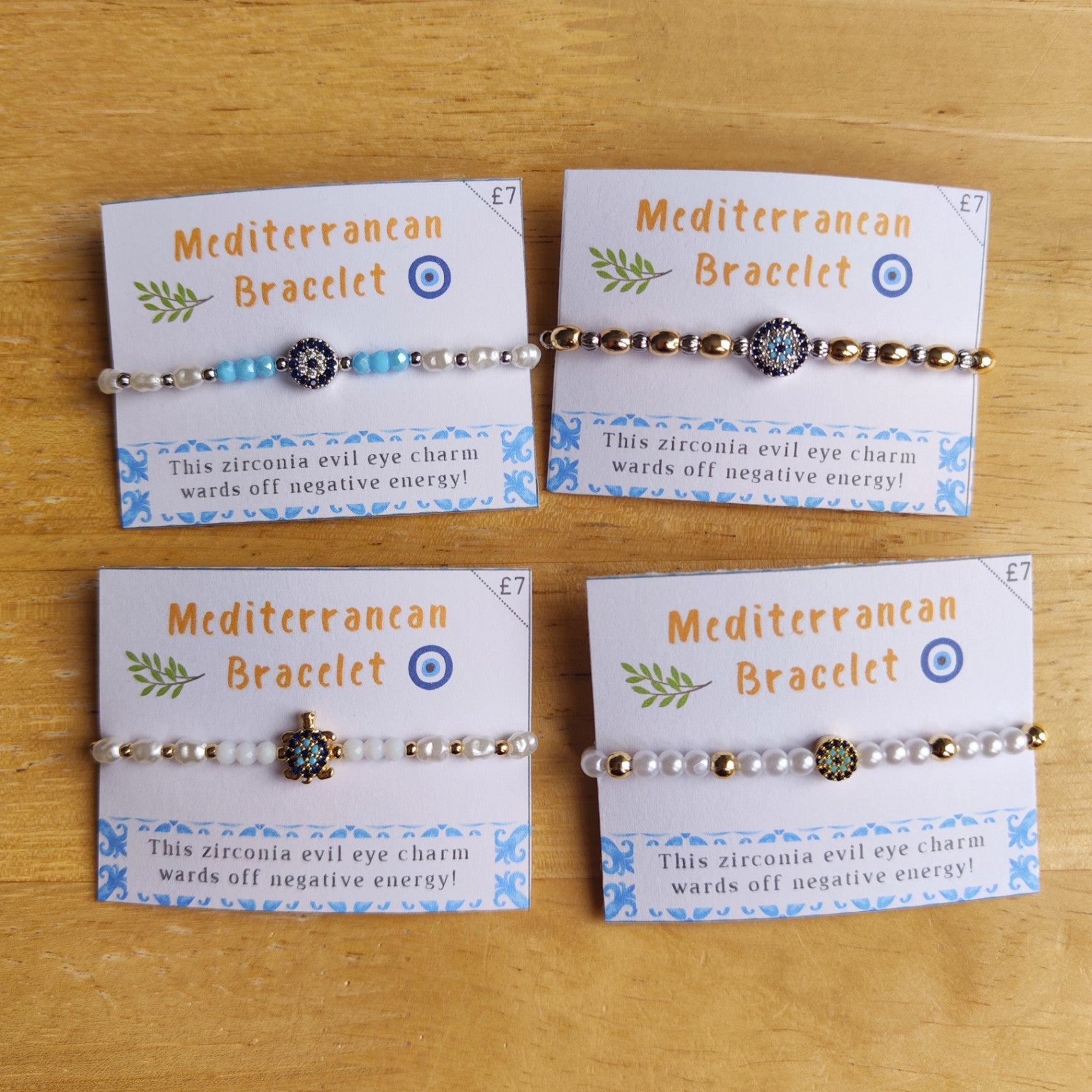 Adjustable Bracelets with Charms