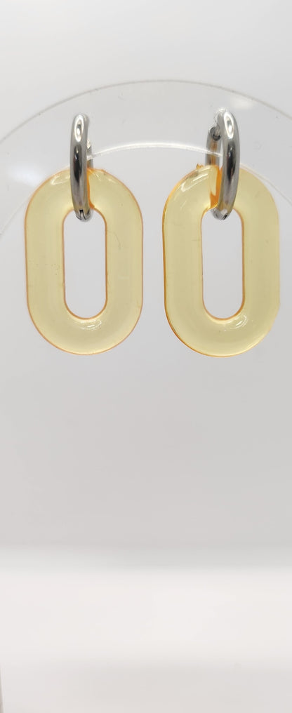 Jelly link earrings