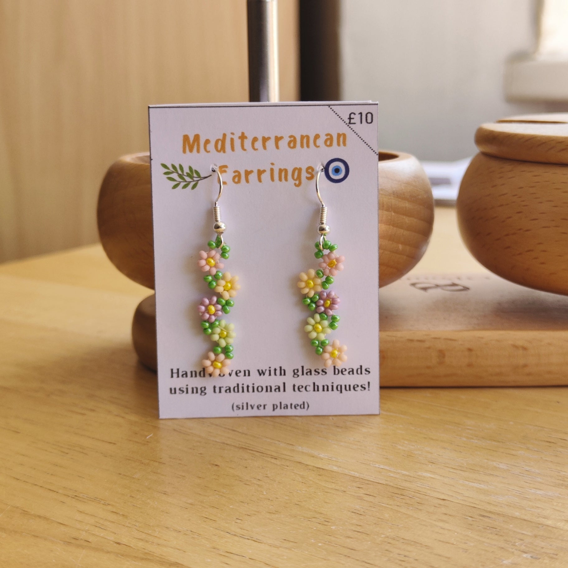 Beaded Dangle Earrings