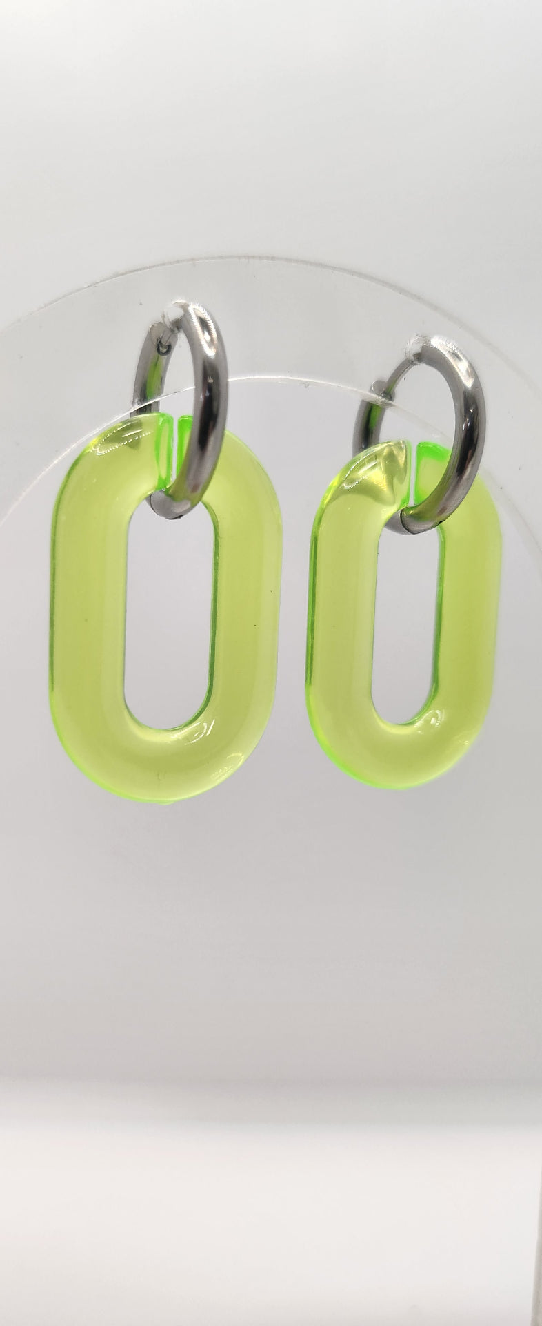 Jelly link earrings