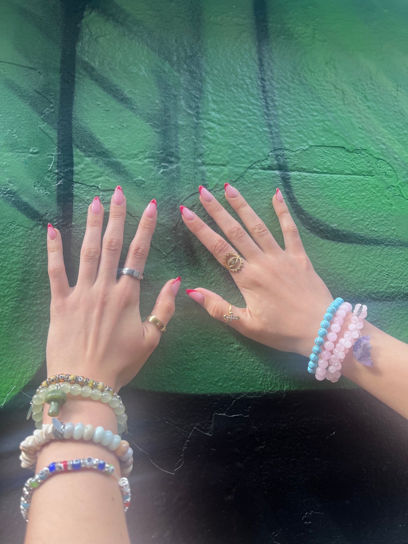 Amazonite Mushroom Bracelet – Calm, Balance & Nature Energy