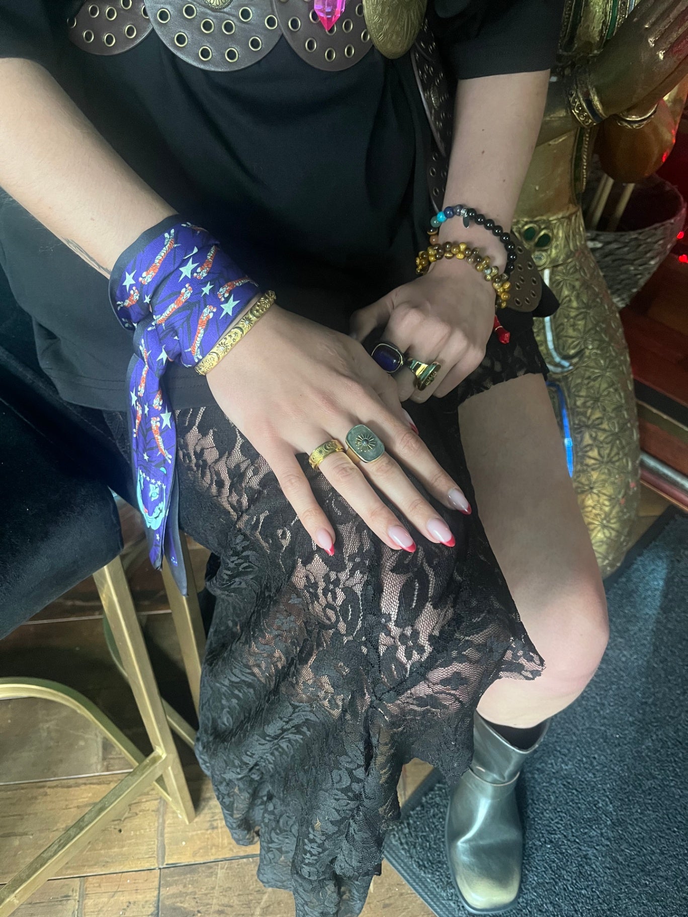 Tiger’s Eye Chakra Bracelet with Buddha Charm