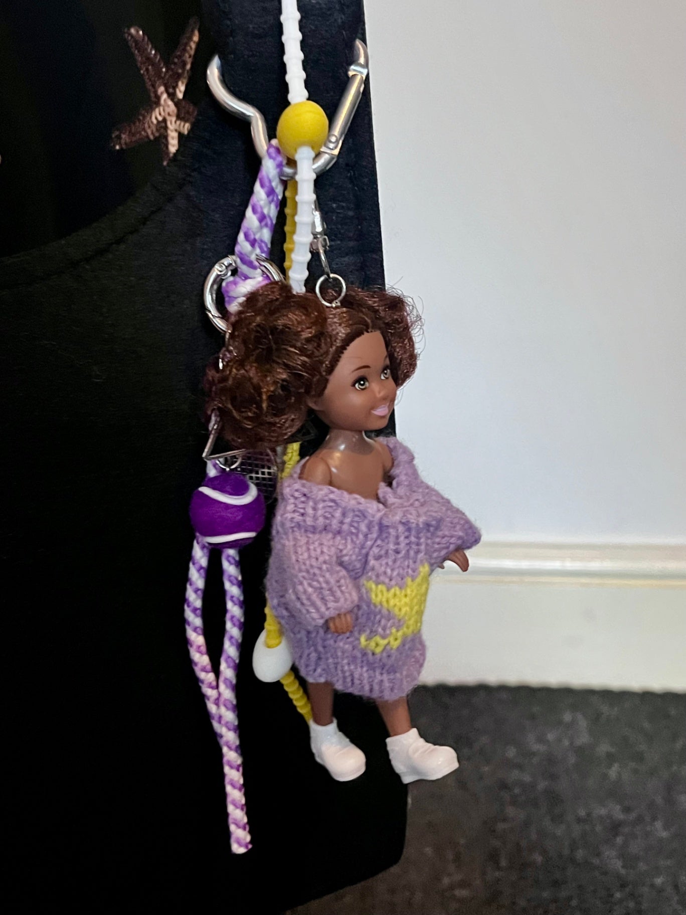 “Indie” Doll Bag Charm | Moon Coven Mini Muses