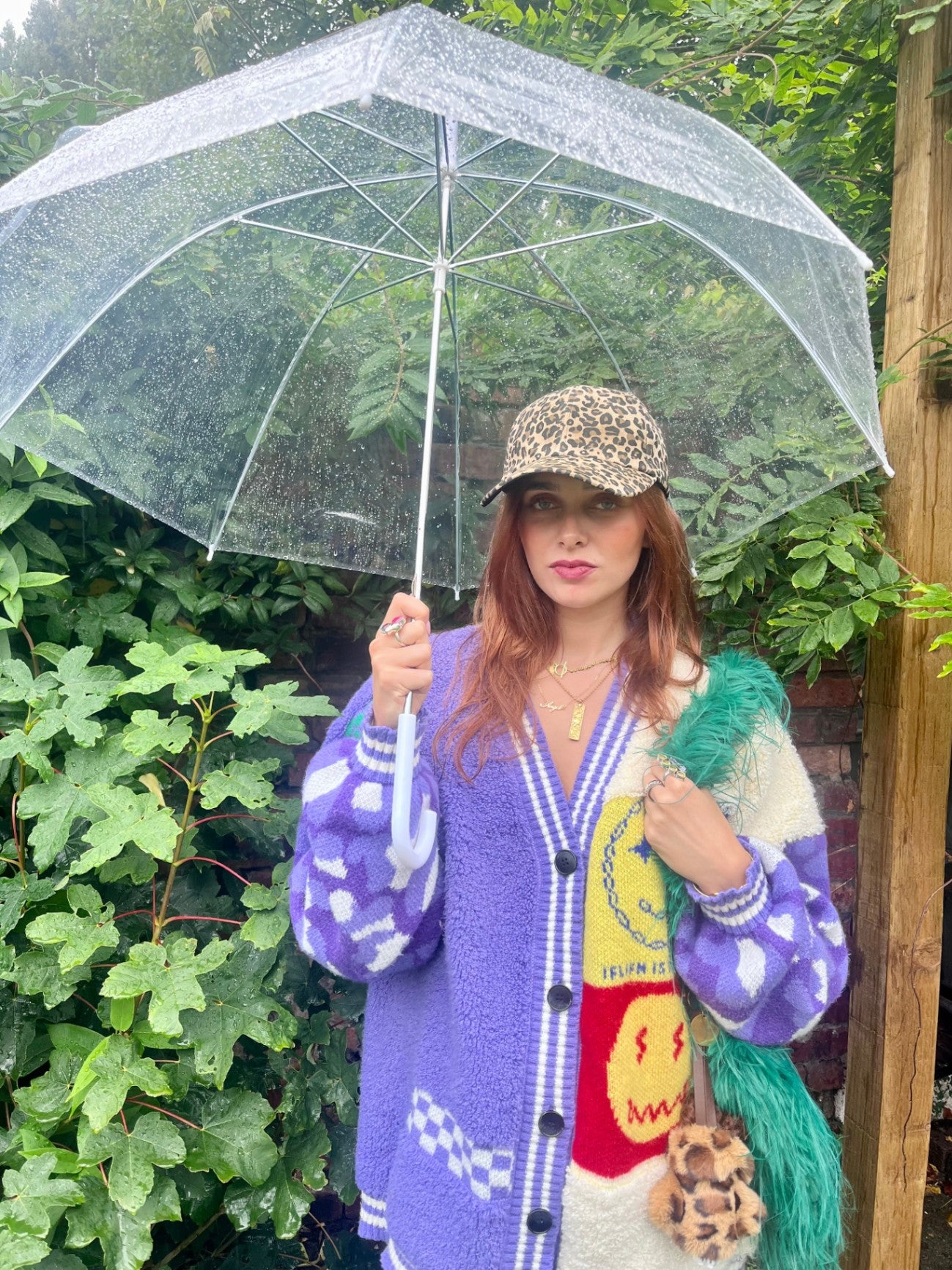 Leopard Print Cord Cap – Adjustable Boho Baseball Hat