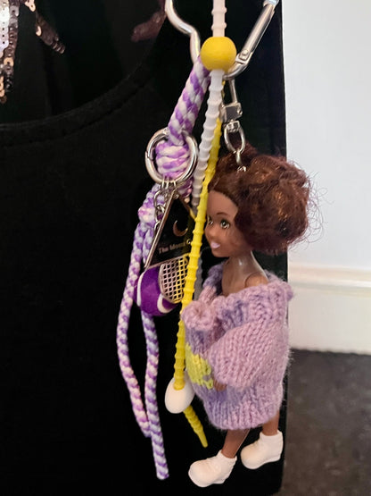 “Indie” Doll Bag Charm | Moon Coven Mini Muses