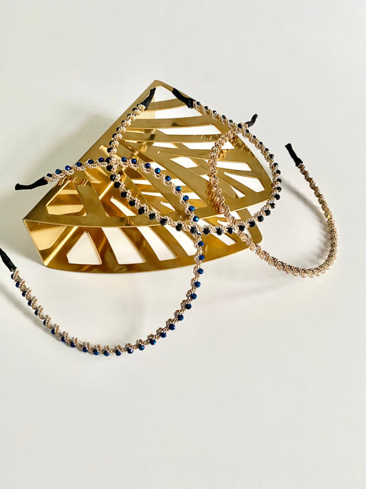 GOLD CRYSTAL HEADBAND