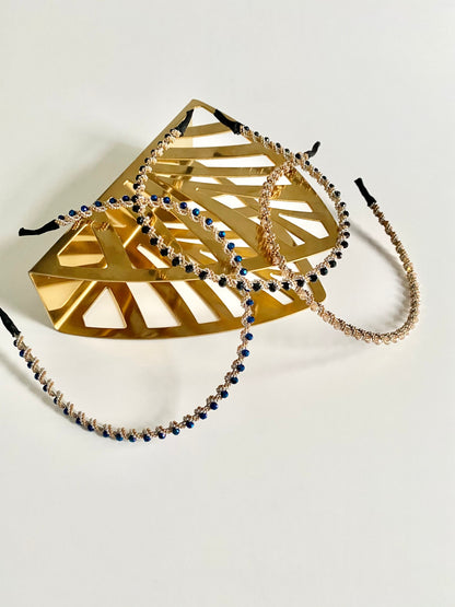 GOLD CRYSTAL HEADBAND