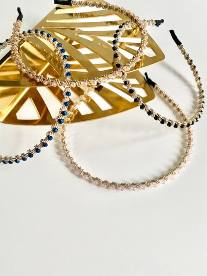 GOLD CRYSTAL HEADBAND