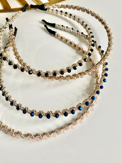 CLEAR CRYSTAL HEADBAND
