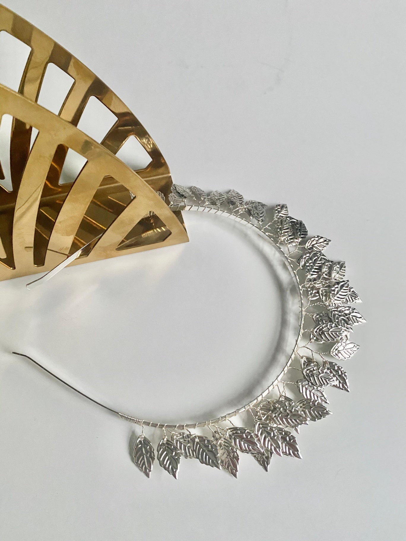 SILVER LEAF HEADBAND 