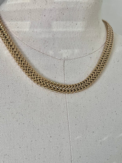 CHUNKY GOLD STAINLESS STEEL NECKLACE